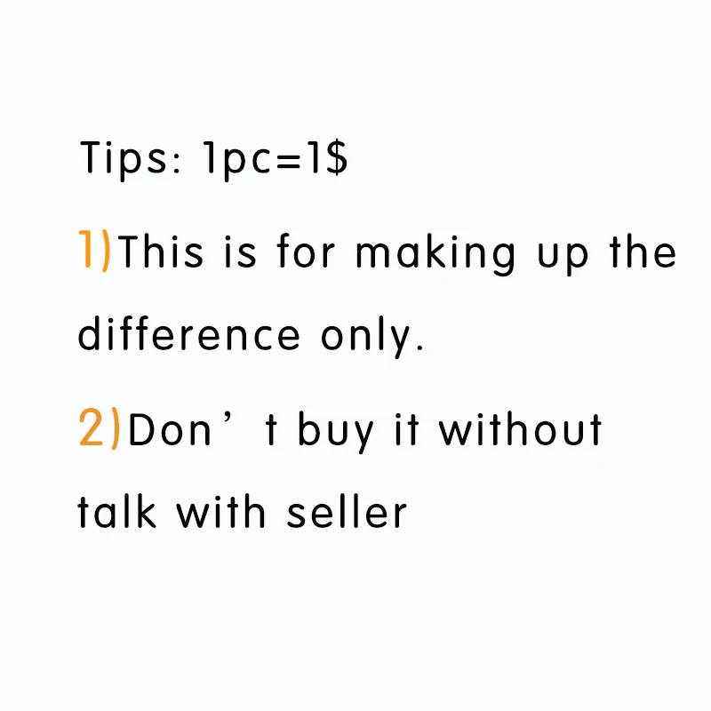 Extra Fee for making up the difference Do Not Buy it with out talk with seller image 3