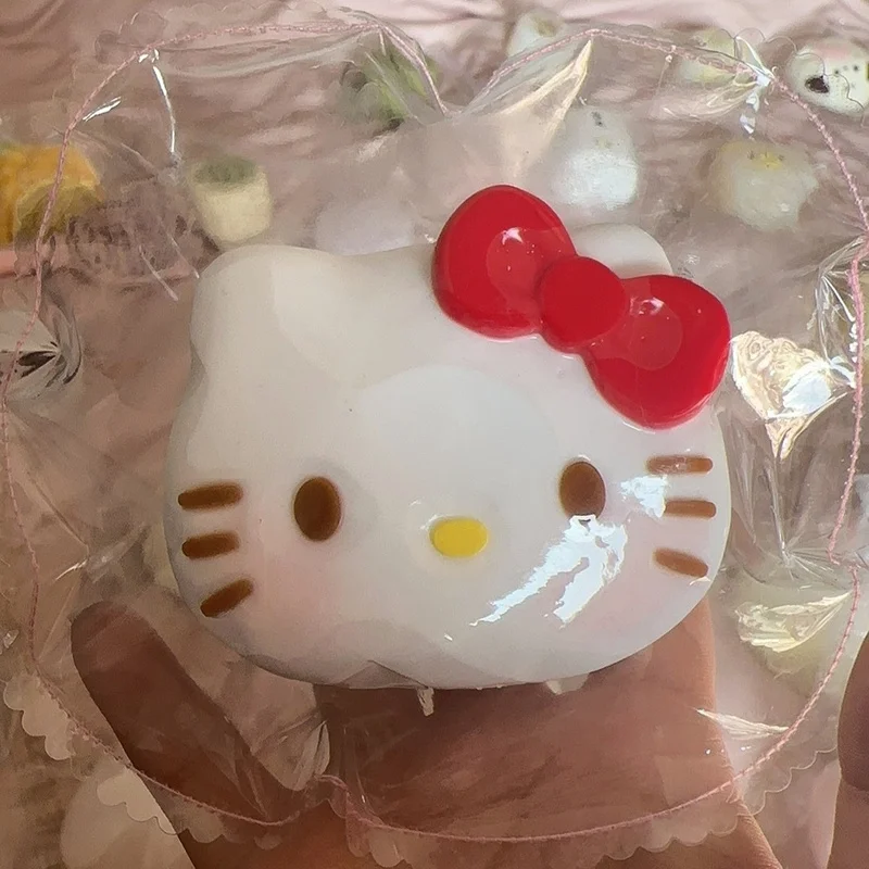 Jouets à presser crêpes Hellokitty mignons, Texture Super douce, rebond lentement, libération de pression, jouet de Relaxation des mains, soulage l'anxiété
