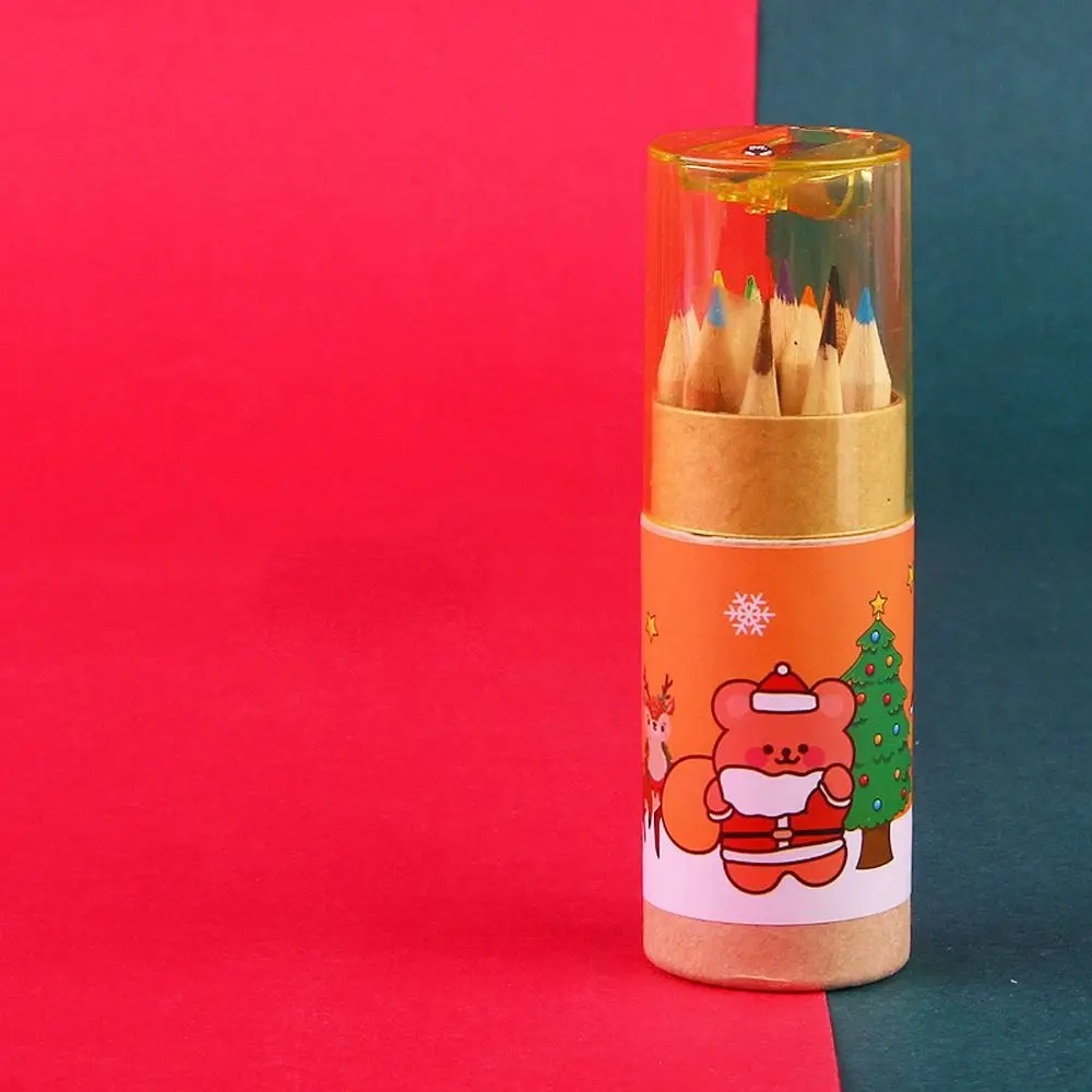 Artykuły Plastyczne Malarskie Ręcznie Malowane Malowanie Rysowanie Piórem Ołówki Drewniane Ołówki Szkicowanie Pióro Świąteczne Kredki Kolorowe