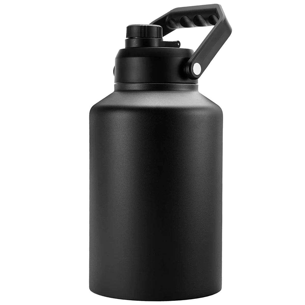 128oz 3785ml Insulated Water Bottle, Dishwasher Safe Stainless Steel Thermos, BPA Free Jug with Handle & Anti-slip Bottom