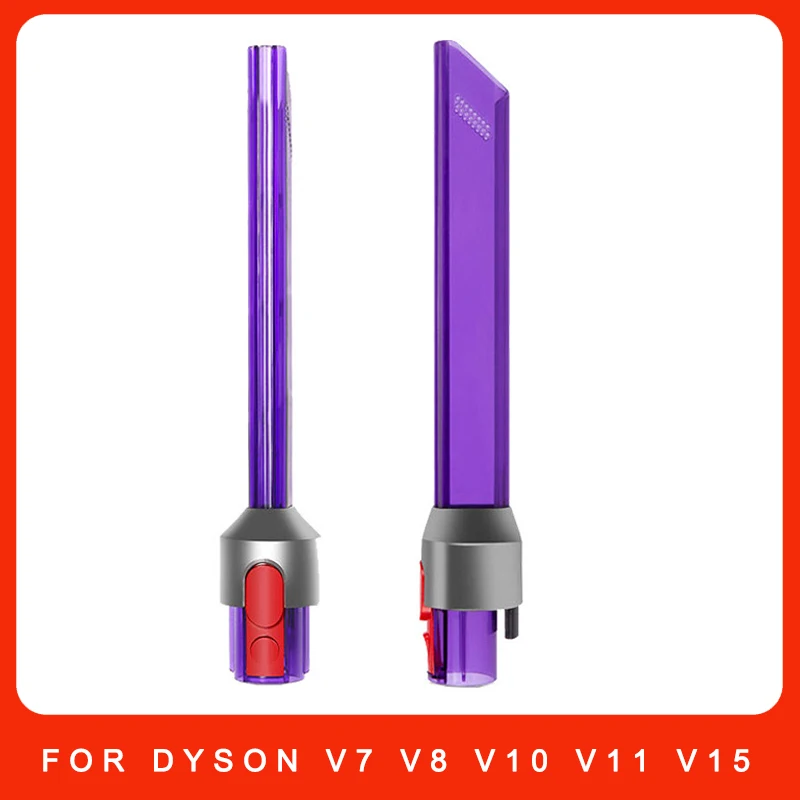 For Dyson V7 V8 V10 V11 V15 Light Pipe Crevice Tool Replacement Cordless Vacuum Cleaners Vacuum Crevice Tool Nozzle Attachment