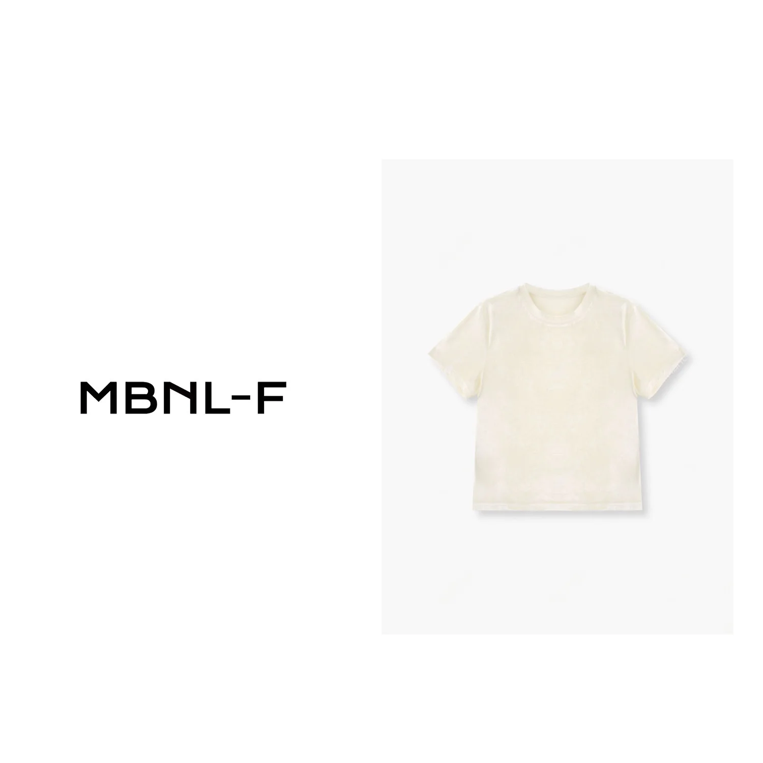 

MBNLF 2024SS Новая весенняя повседневная универсальная футболка, женская модная классическая футболка, удобный топ XMT26698