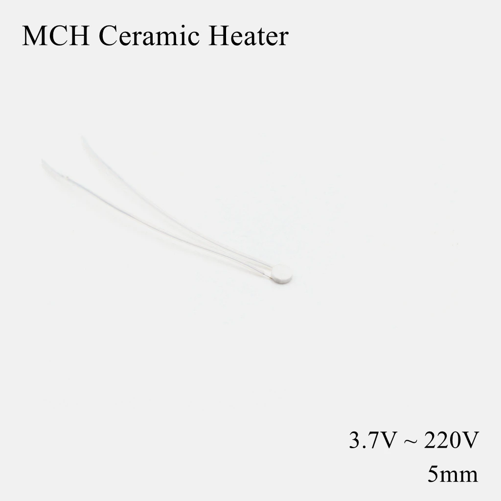 

3.7V 5V 12V High Temperature Ceramic Heater Round Circle MCH Micro Alumina Electric Heating Board Plate Band HTCC Metal Hair Dry