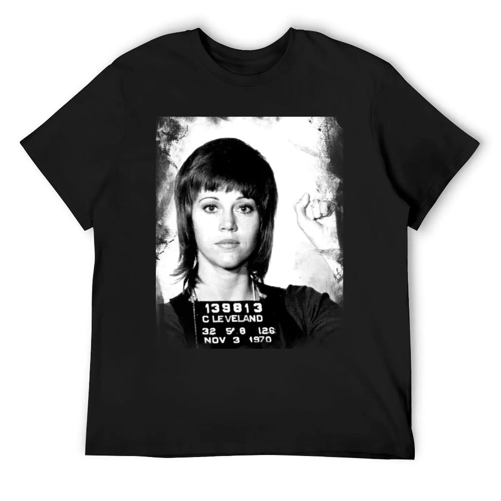 

Jane Fonda mugshot T-Shirt man clothes oversized sublime cotton t shirt men