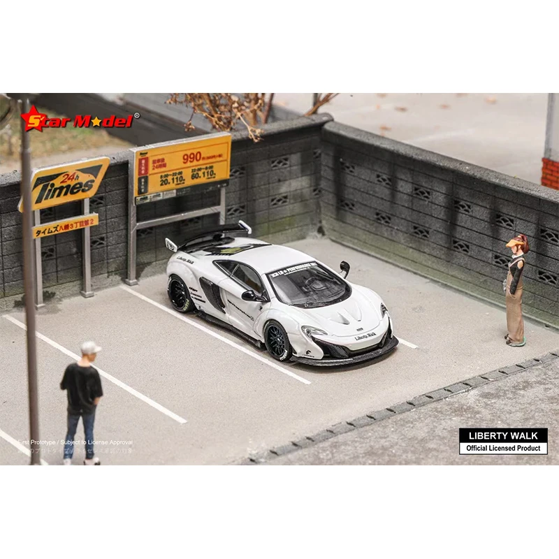 Star In Stock 1:64 LBWK MCL 650S Diecast Diorama Car Model Collection Toys