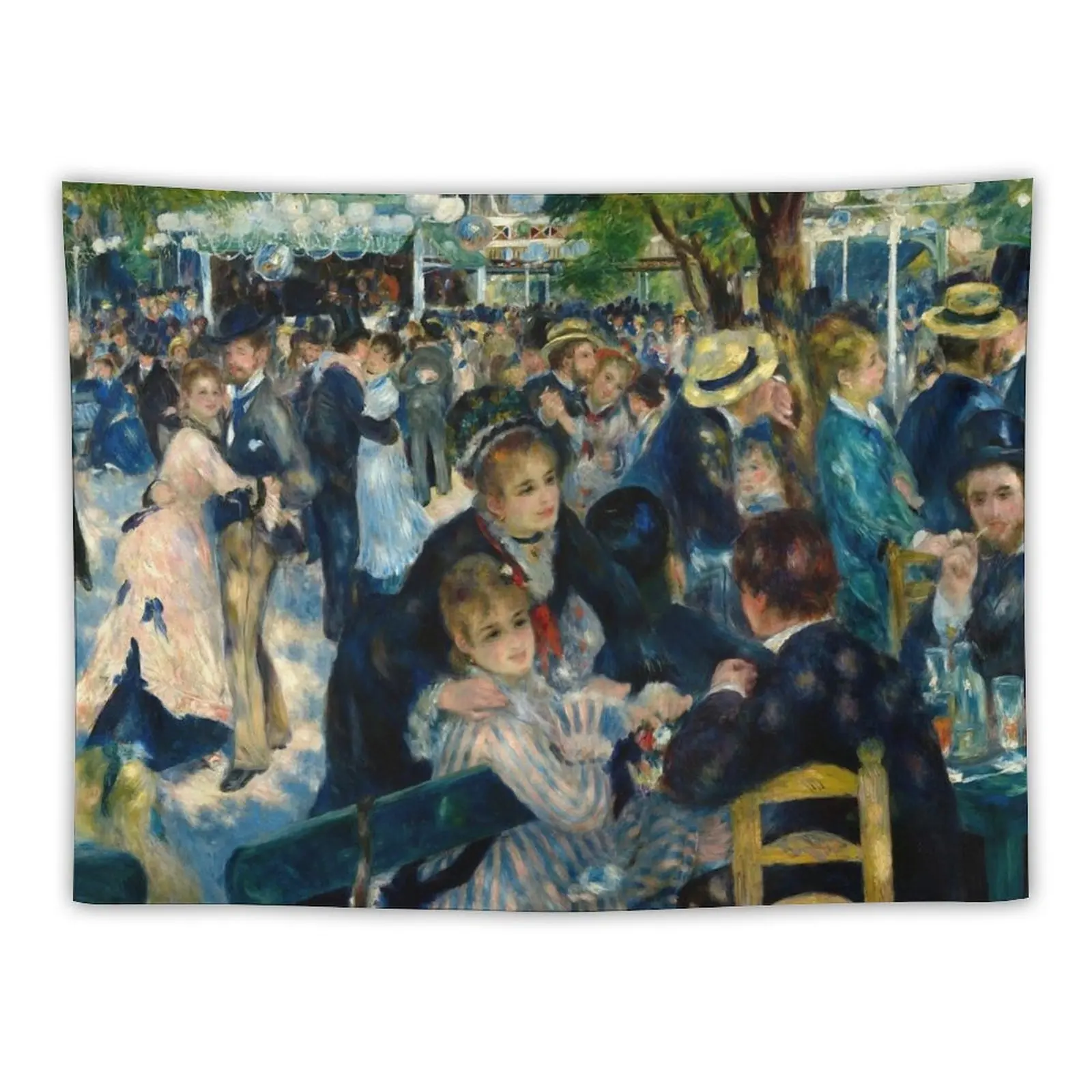 

Renoir - Dance at Le Moulin de la Galette, 1876 Tapestry Wall Carpet Aesthetic Room Decor Living Room Decoration Room Decorator