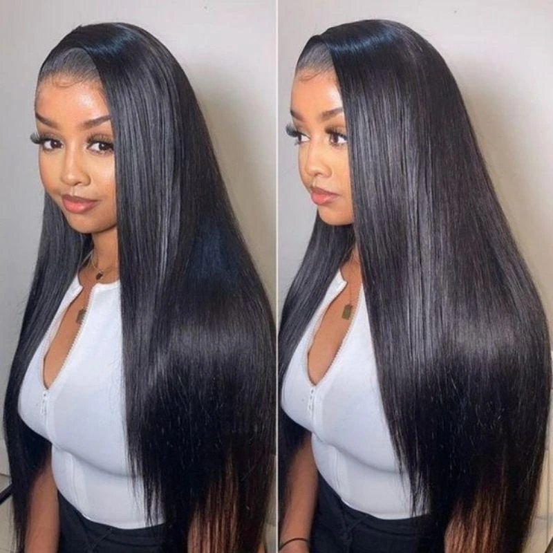 Unprocessed Brazilian Virgin Hair Quick Weave Extensions Straight 10A Grade Human Hair Bundles Double Weft Weaving Hair