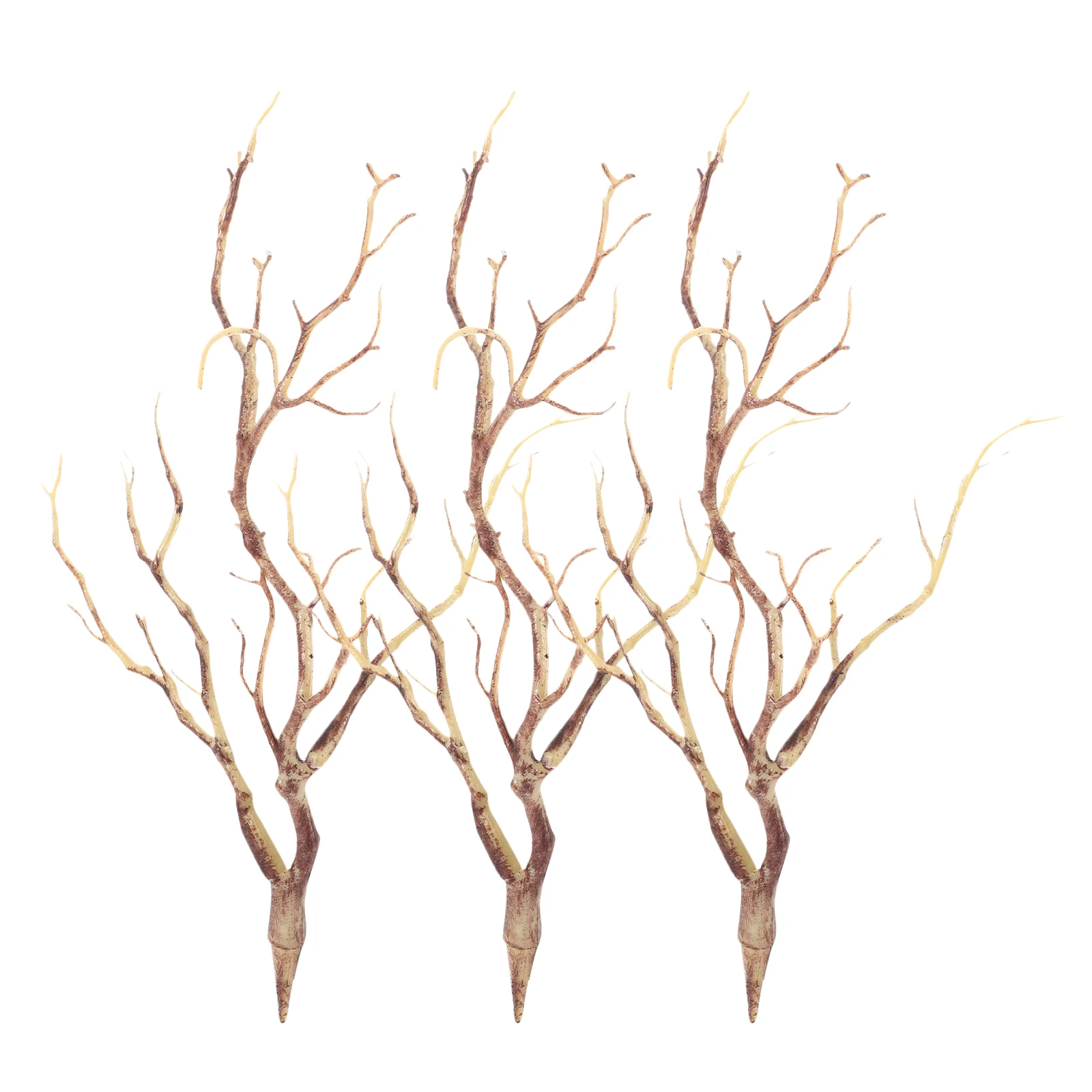 

3 Pcs Artificial Branches Realistic Plastic Dried Tree Wedding Decor Home Vase Branch Celebration Supplies Bohemian Plants