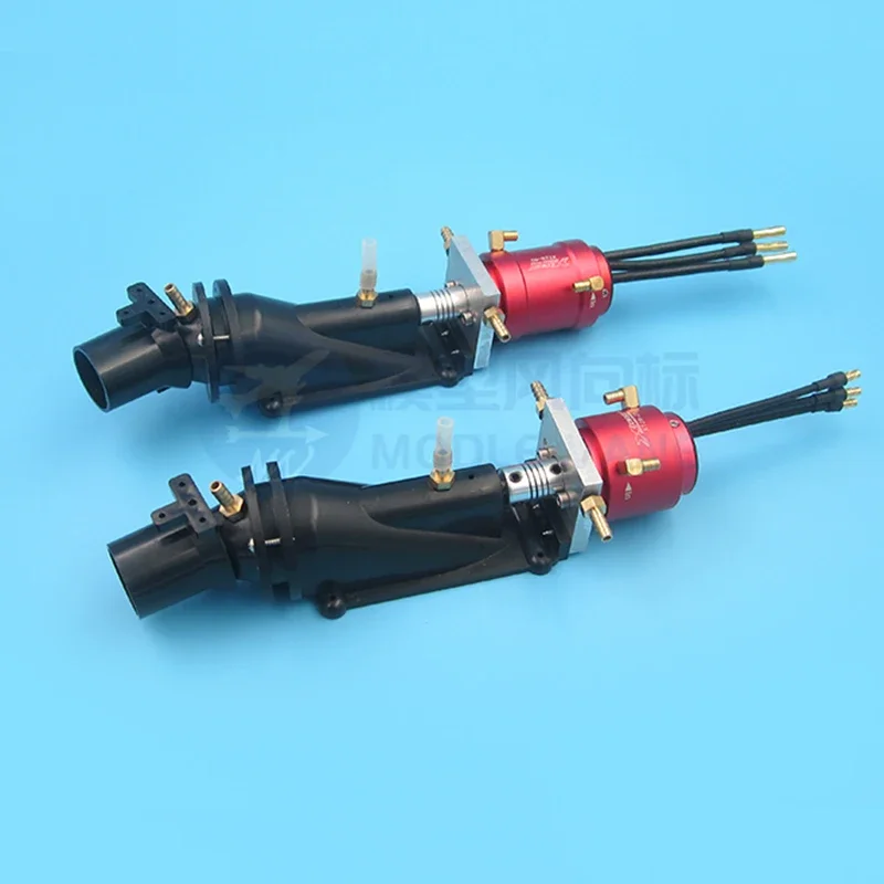 26mm Diameter Water Jet Thruster Jet Pump+2835/2850/2860/3650 Motor+Water Cooling Jacket Remote Control Ship Model Modified