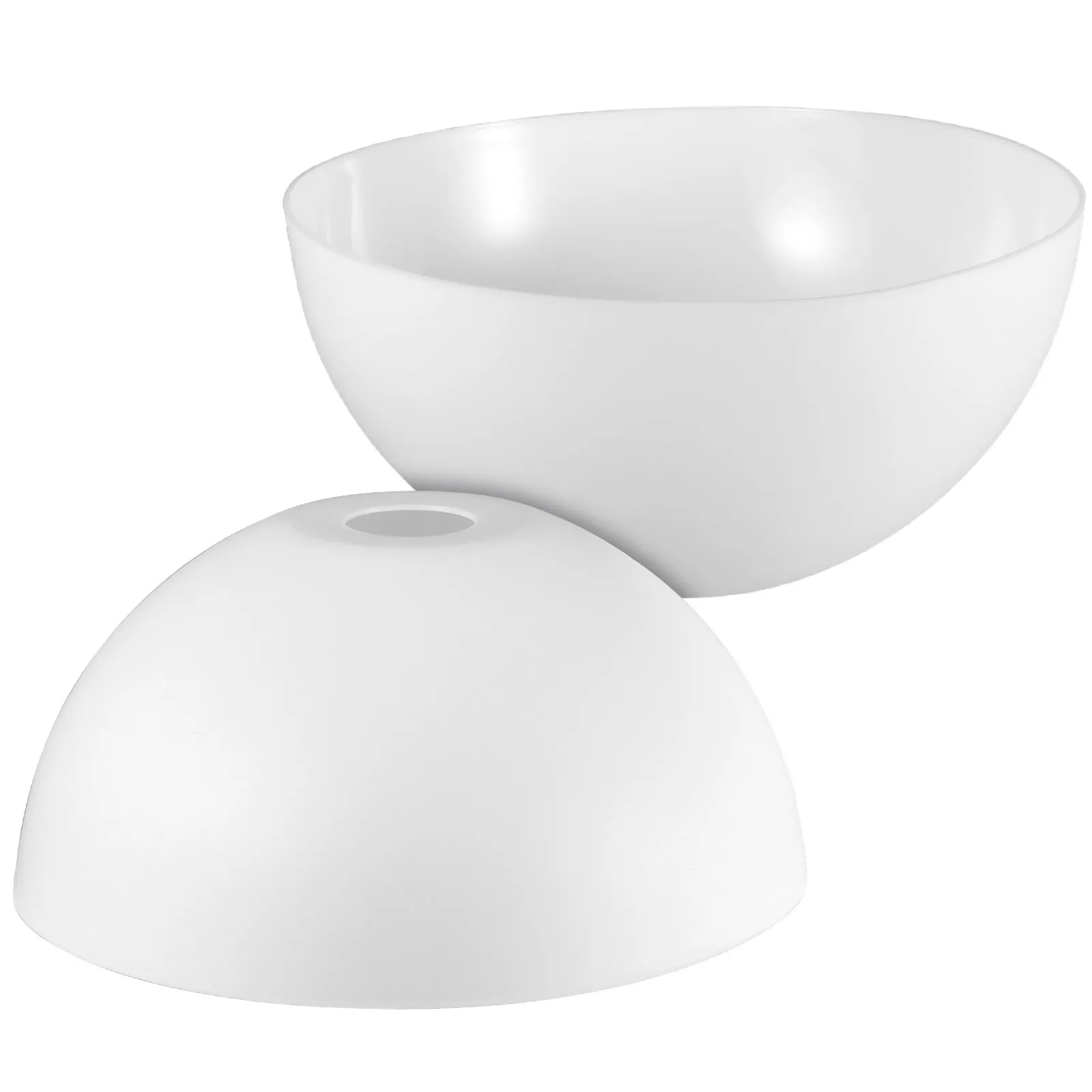 

2Pcs Mushroom Lamp Shade Simple Elegant Plastic Light Shade for Table Desk Bedside Lamp Replacement Softens Light Home Hotel