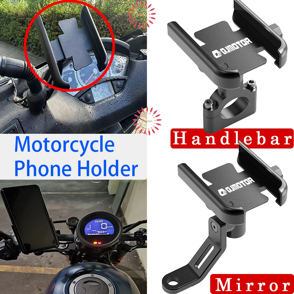

Mobile Phone Holder For QJMOTOR QJ SRV SRT SRK 800 800X 800SX 800SRT GPS Stand Bracket Accessories Motorcycle