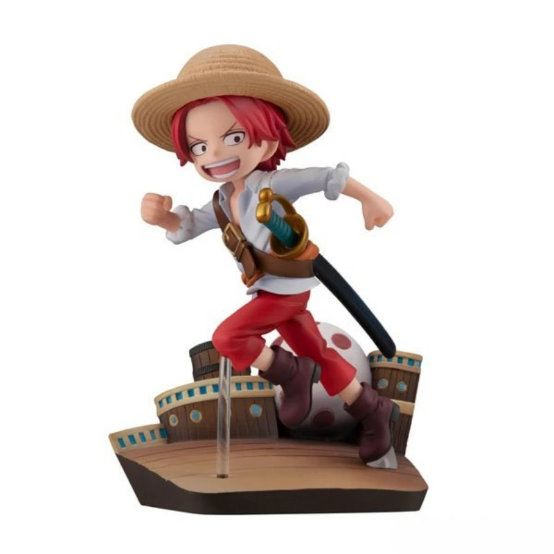 MegaHouse Original Genuine Anime One Piece Akagami No Shanks G.E.M. Run!Run!Run! 12cm Collections Models Toy Figures Xmas Gifts