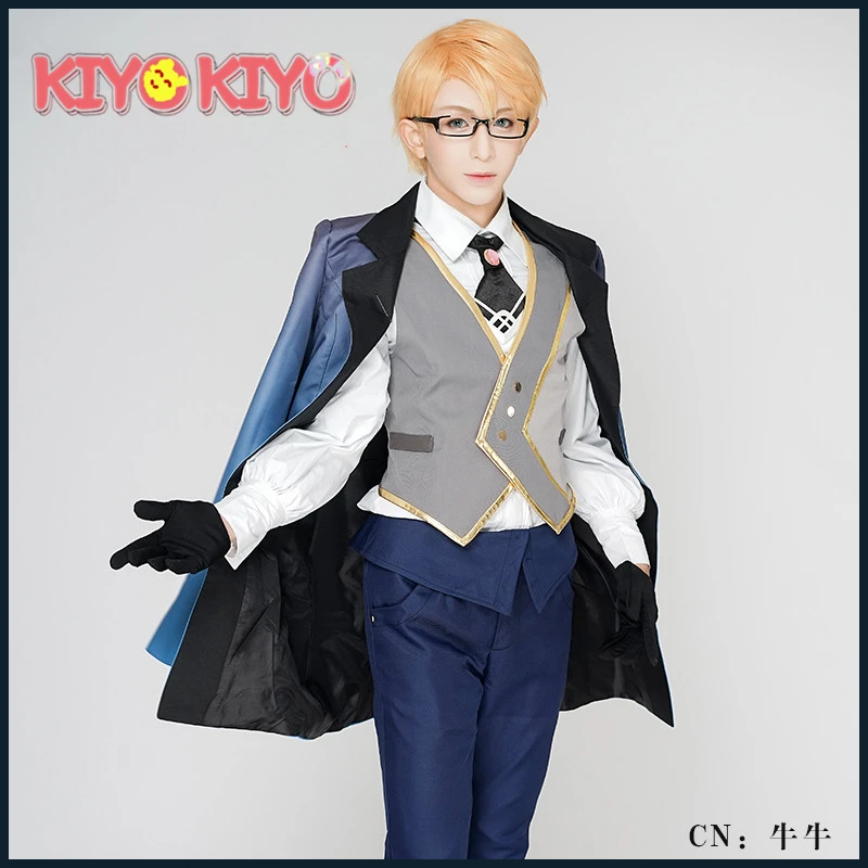 KIYO-KIYO FGO Fate/Grand Order Henry Jekyll & Hyde Cosplay Costume Henry Jekyll Uniform Set Men Halloween Costumes