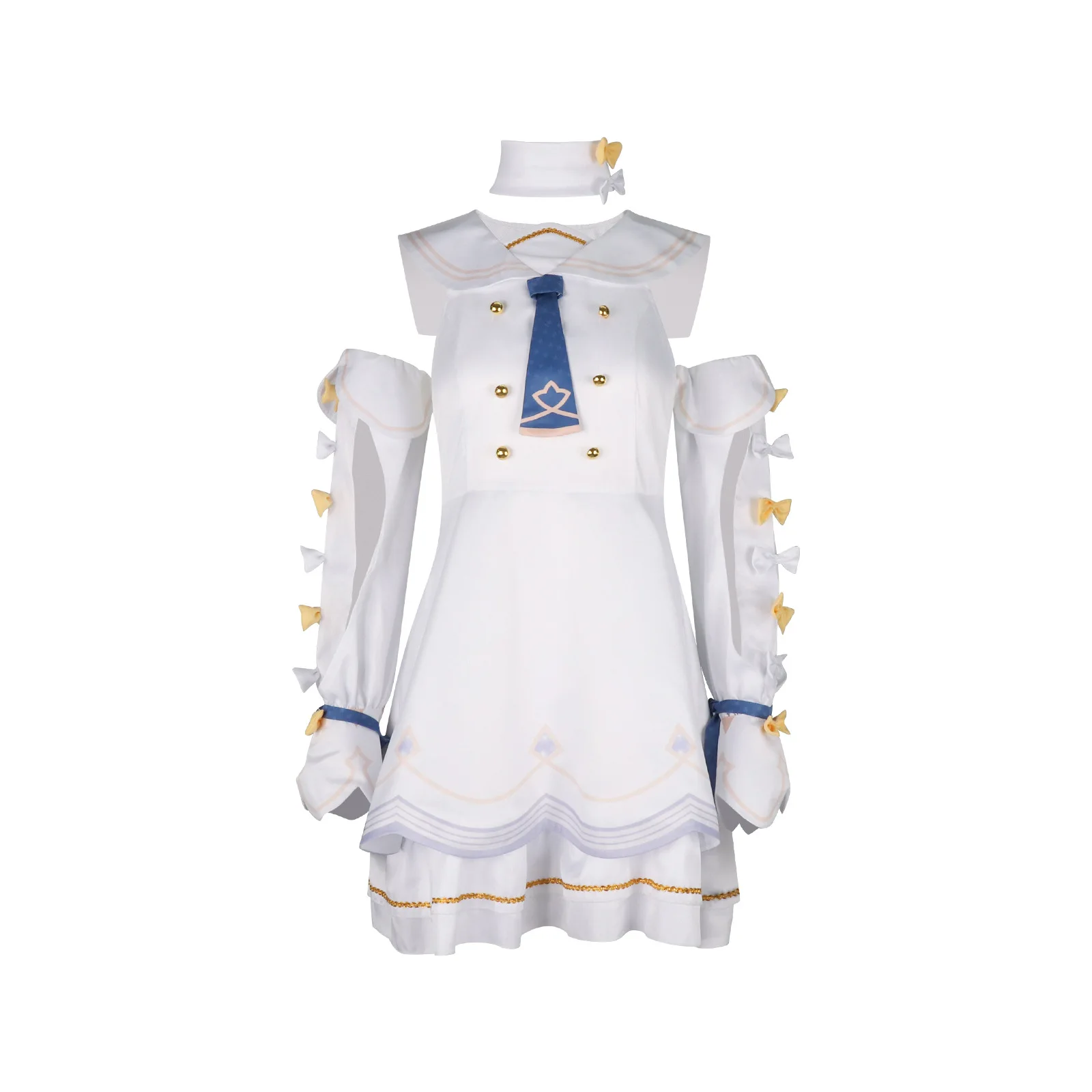 

Костюм для косплея из аниме: белое платье-юбка Yurizono Seia, милый наряд для девочек, униформа для вечеринок и Рождества