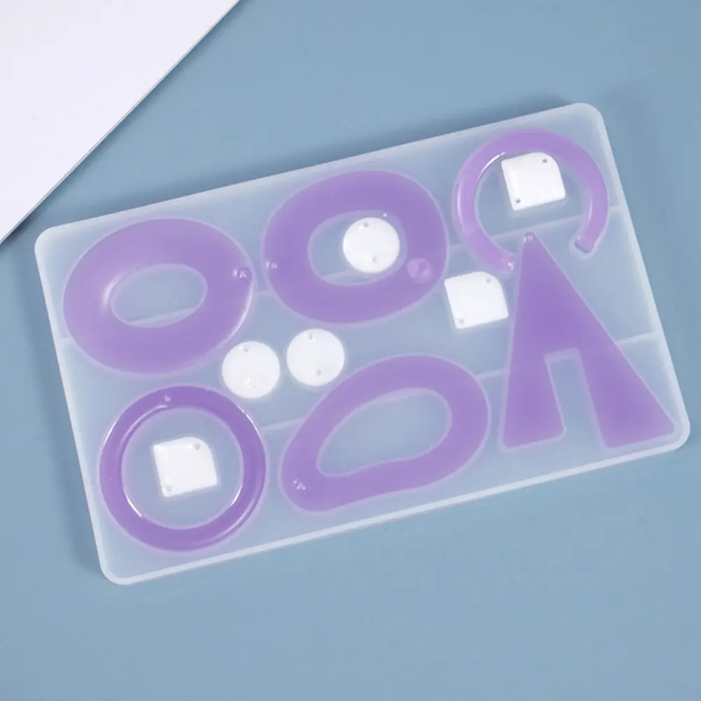 

2Pcs Premium Soft Silicone Ear Jewelry Mold for DIY Resin Casting Epoxy Resin Mold Glow in Dark Mica Powder Dry Flower