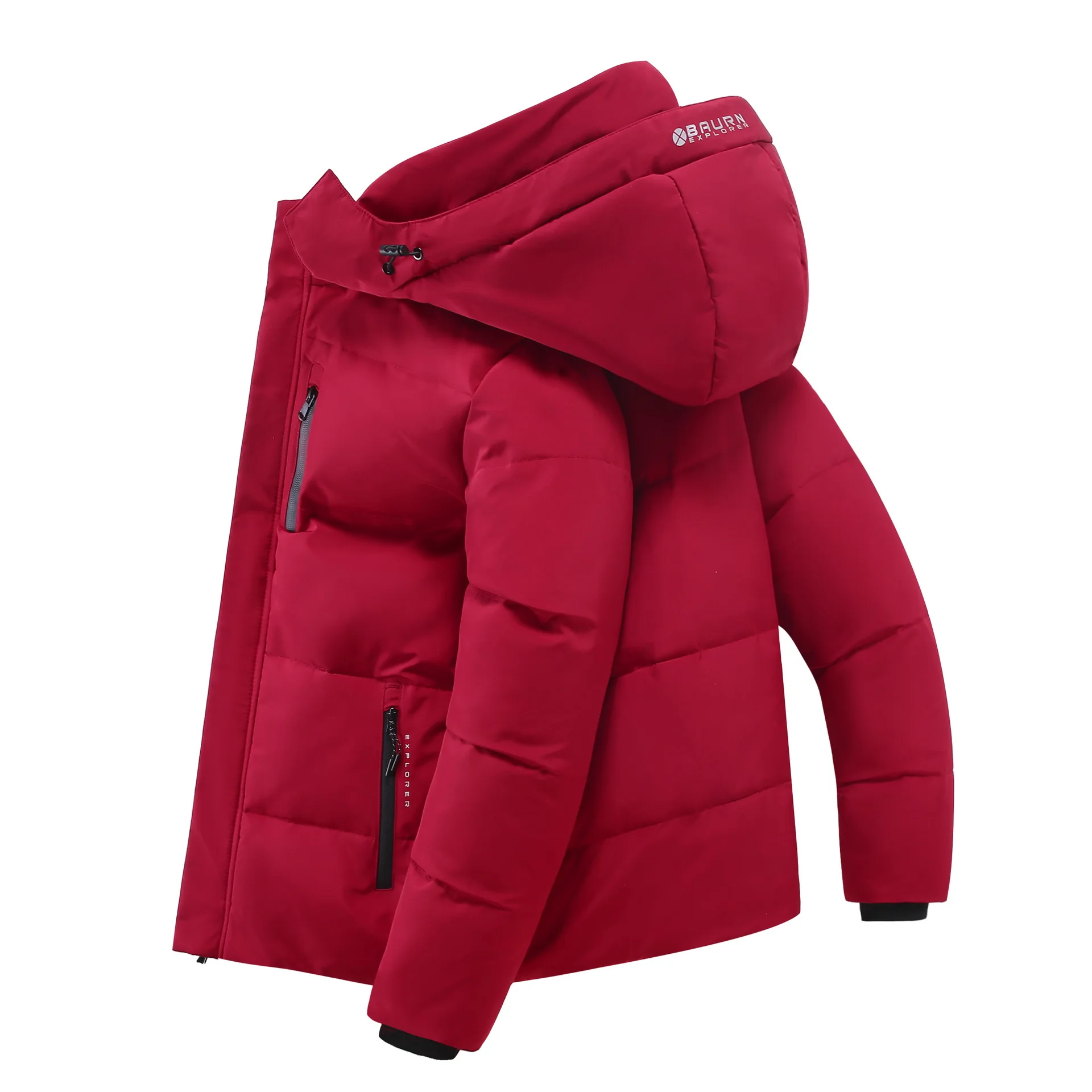 New Winter Men Hooded Casual Short Puffer Jackets Man White Duck Down Coats Quality Male Outdoor Windproof Thicker Warm Parkas 5
