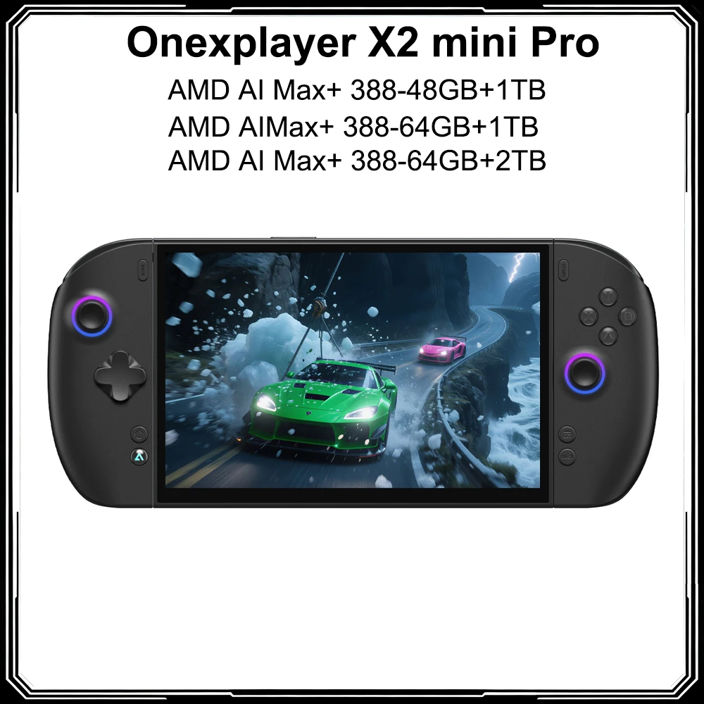 ONEXPLAYER X2 Mini Pro AMD Ryzen AI Max+388 3-in-1 Gaming PC Tablet Laptop 8.8'' OLED WiFi 7 Fingerprint Handheld Game Console