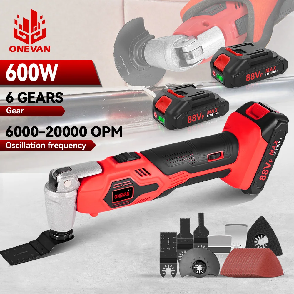 Makita – outil multifonction oscillant 20000OPM, tondeuse électrique à 6 vitesses, pelle de scie, outil de coupe du bois pour broche de batterie 18V