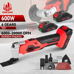 진동 멀티 도구 무선 전기 삽 절단 트리밍 기계, 마키타 18V 배터리용 액세서리 전동 공구 포함