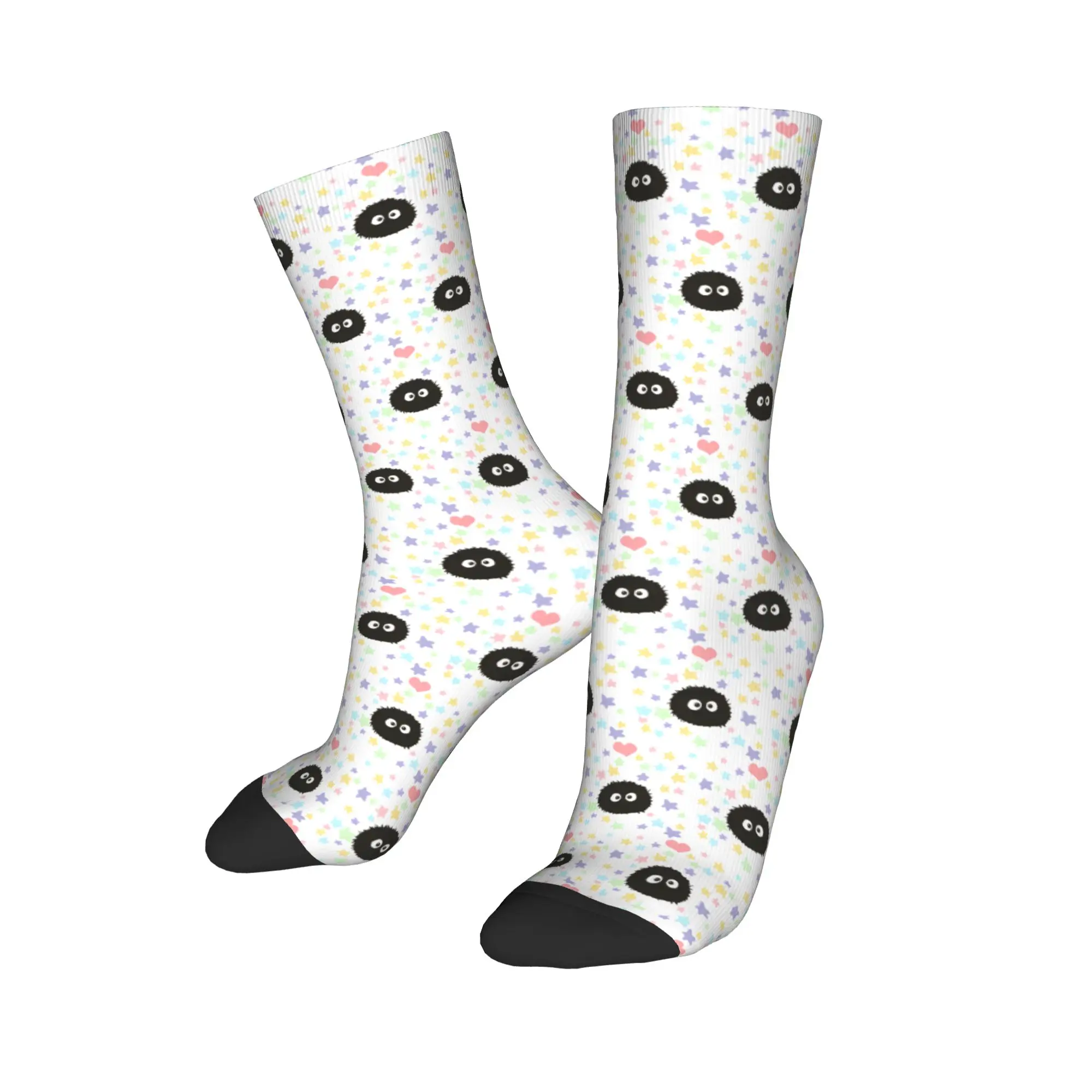 

Totoro-Miyazaki Anime Socks Men's Women's Polyester Funny Happy Socks Novelty Spring Summer Autumn Winter Middle Tube Socks