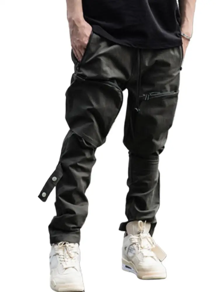 

Techwear Style Pants Avant-Garde Men's Casual Pants Harem Pants Autumn