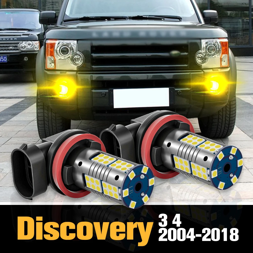 

2pcs Canbus LED Fog Light Lamp Accessories For Land Rover Discovery 3 LR3 4 LR4 2004-2018 2008 2009 2010 2011 2012 2013 2014