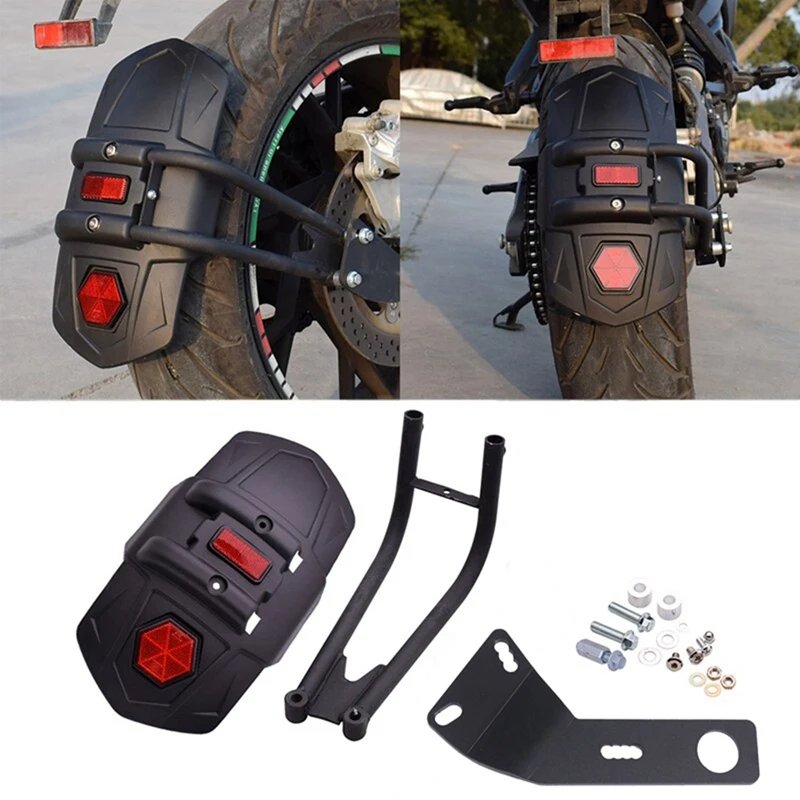 Universal Motorcycle Rear Fender Wheel Cover Mudguard Bracket Fender Splash Guard Rear Mud Guard