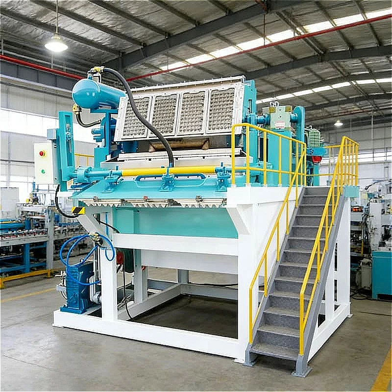 High Quality Egg Tray Production Line Industrial Pulp Molding Machine Paper Egg Carton Forming Equipment Packaging Customized