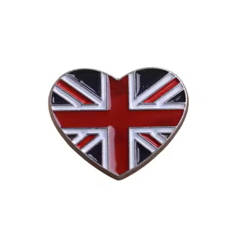 Alloy Brooch England Flag Design Funny Pin Badge for Shirts Suits Jackets Lightweight Fashion Unisex Accessory Decor