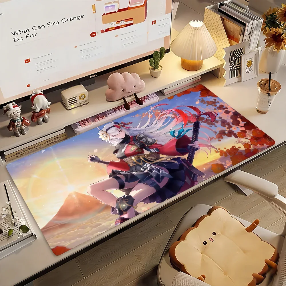 Game Lucia Lotus Mouse Pad Computer Laptop Rubber Non-slip Mouse Mat Mousepad Gamers Decoracion Desk Mat