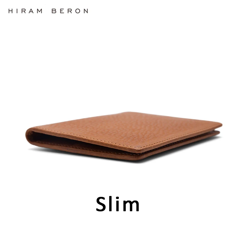 Full Grain Italian Vegetable Tanned Leather Card Holder RFID Blocking Funtion Compact Wallet