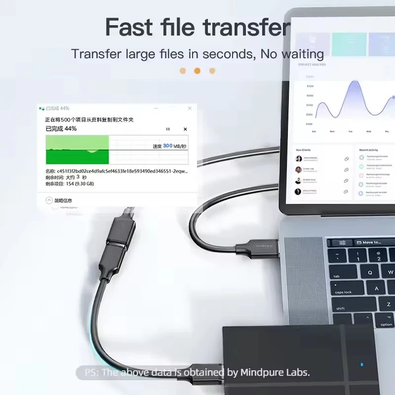 สายต่อขยาย USB 3.0 5Gbps แบบตัวผู้-ตัวเมีย สำหรับฮาร์ดไดรฟ์ แล็ปท็อป พีซี PS4 SSD สายต่อขยาย USB3.0 2.0