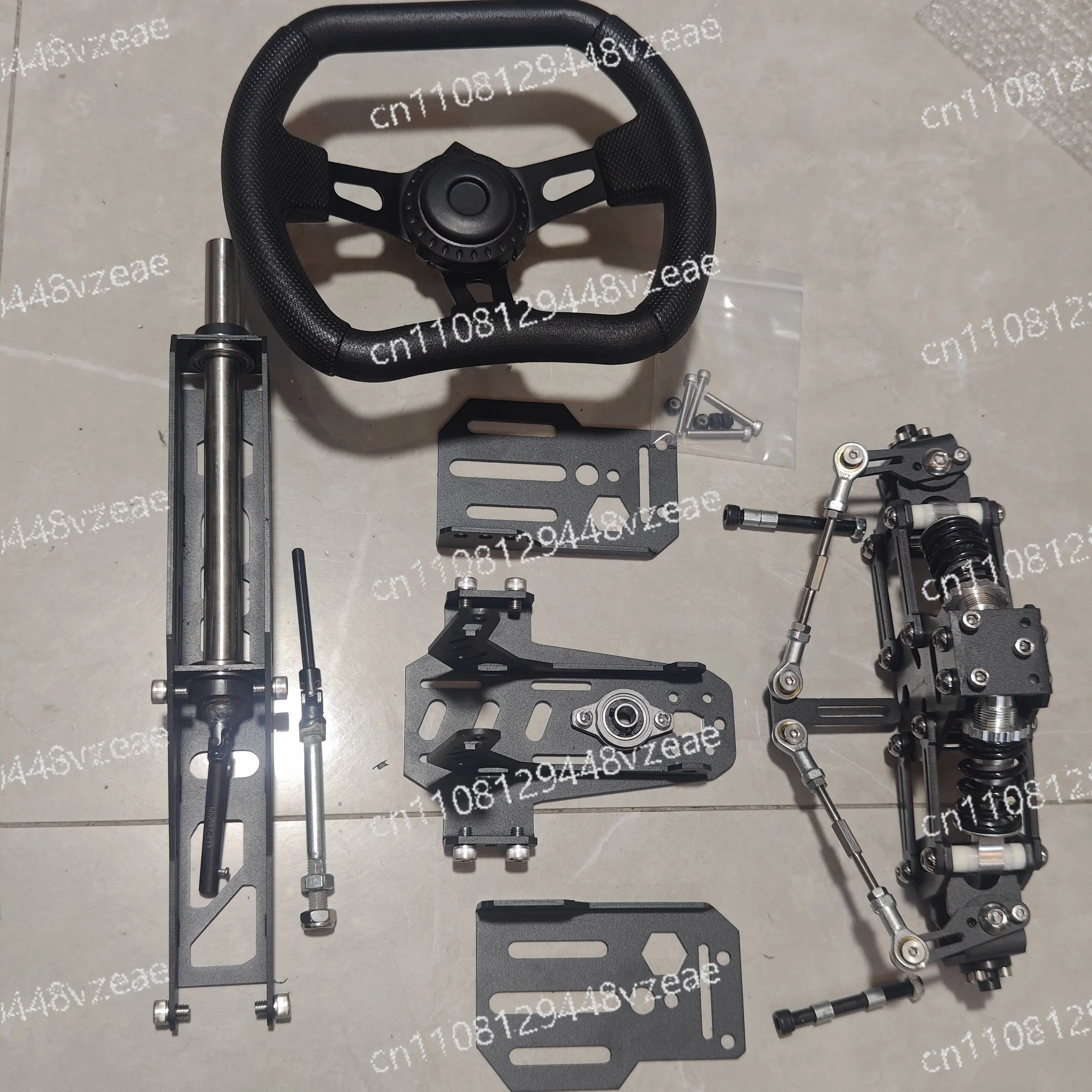 

Four-wheel Skateboard Modified Kart Steering Machine Skateboard Kart Front Axle Twisting Car Modified