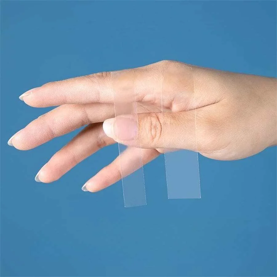 36 pezzi Nastro biadesivo trasparente senza cuciture, adesivo antiscivolo per camicie invisibili da donna, impermeabile e resistente all'usura