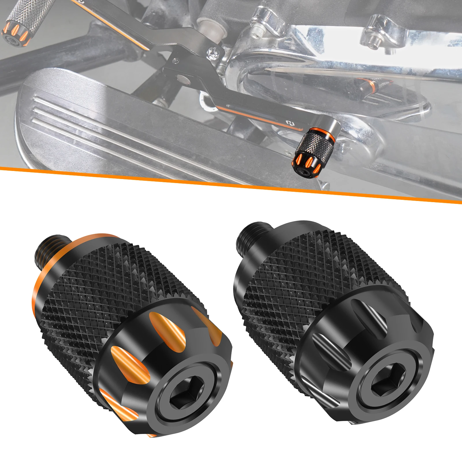 

Motorcycle Shifter Peg for Harley Road King/Special Street Glide Road Glide ST CVO Tri Glide Ultra Limited Shift Lever Toe Peg