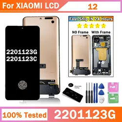 AMOLED For Xiaomi 12 12X 2201123G LCD Display Panel Glass Touch Screen Digitizer For Xiaomi mi 12 12X 2112123AC Screen