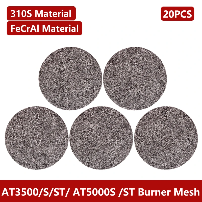 20PCS/lot For Webasto AT3500/ST AT5000/ST Thermo Top E/C/Z 310S Stainless Steel Burner Filters FeCrAl Mesh Screen