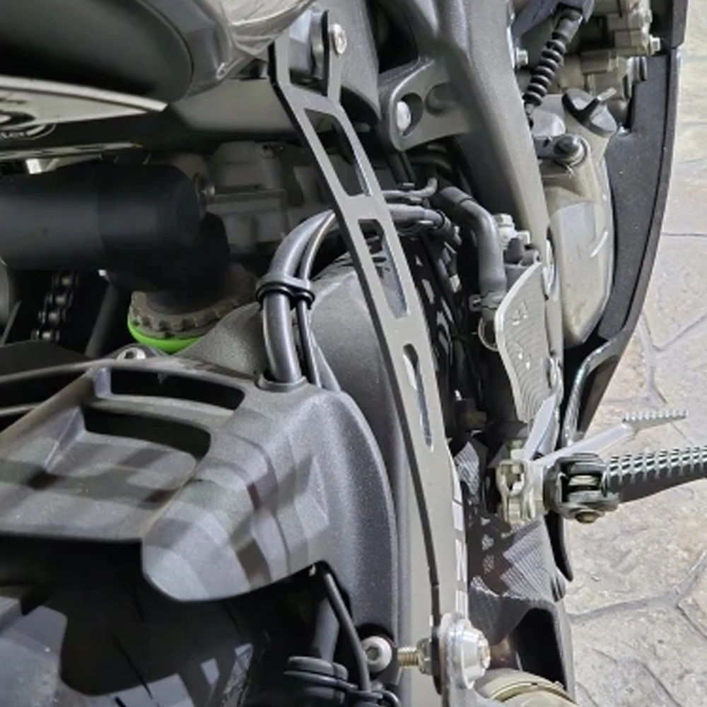 لكاواساكي ZX6R 2009-2025 2024 2023 ZX-6R ZX636 ZX10R ZX-10R العادم شماعات قوس الخمار العادم شماعات حامل تعديل