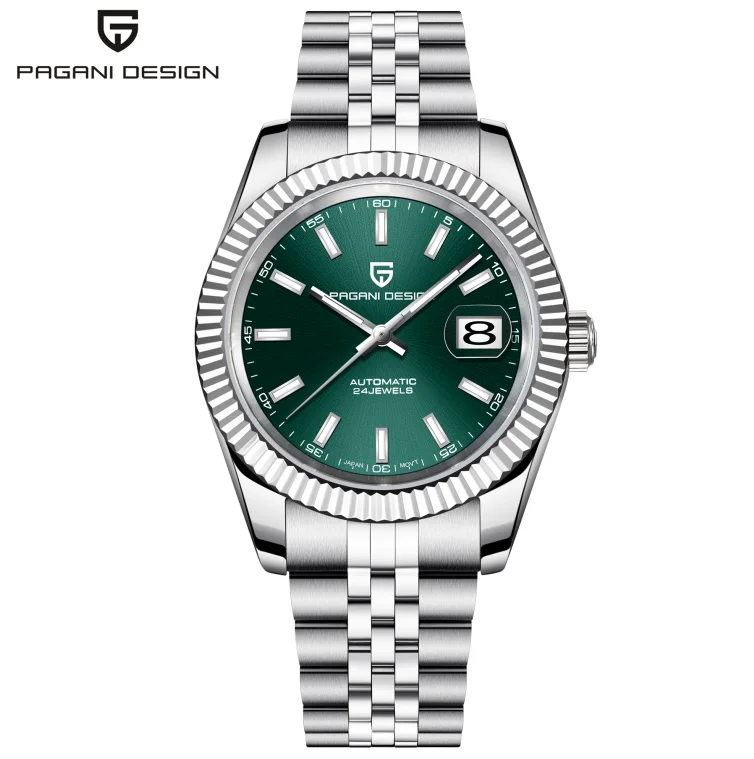 2026 New PAGANI DESIGN Men Automatic Mechanical Business Watch 42mm Synthetic Sapphire Stainless Steel Bracelet Daily Waterproof