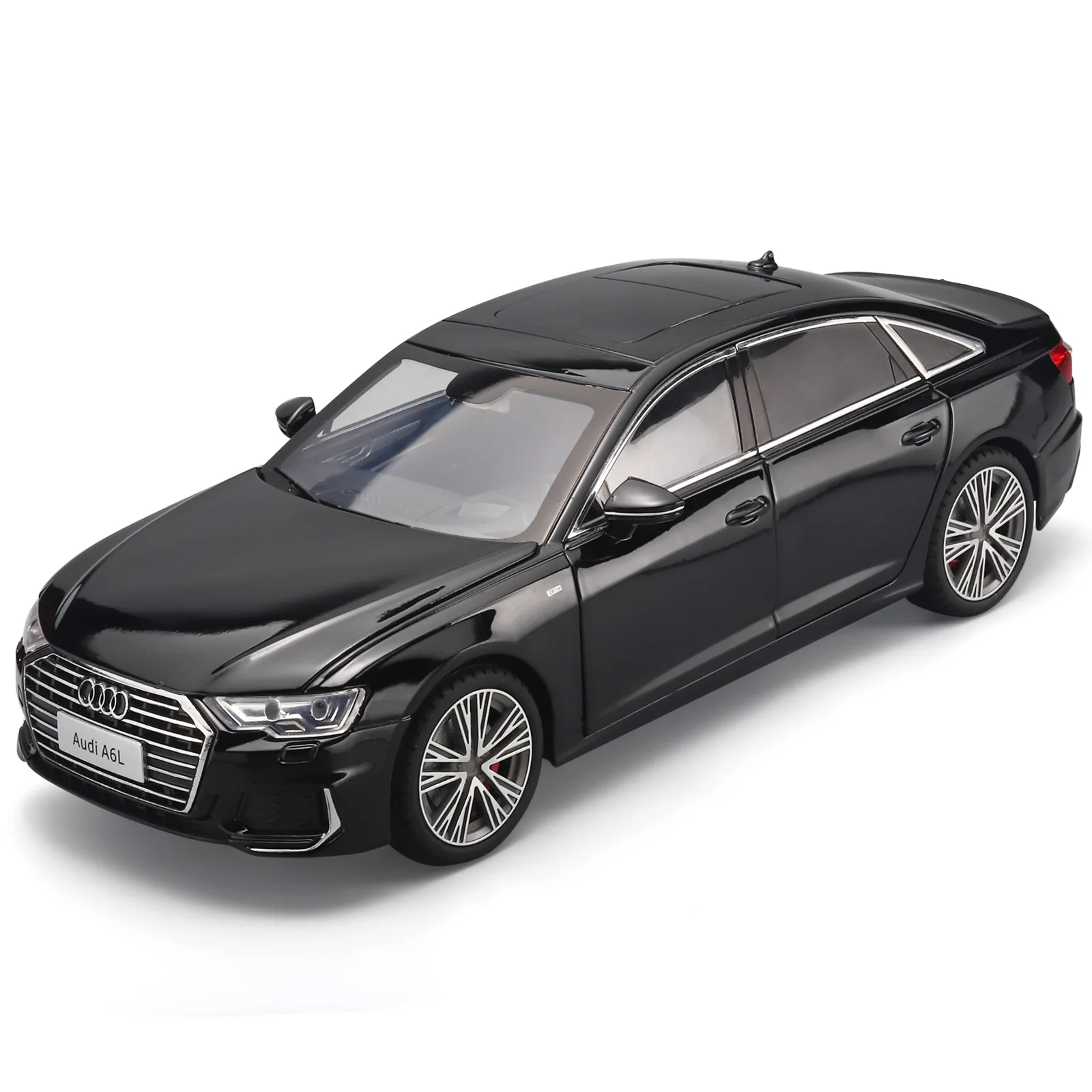 

1:18 A6 Alloy Car Model Diecast & Toy Metal Vehicle Car Model Collection Sound and Light High Simulation Toy Gift