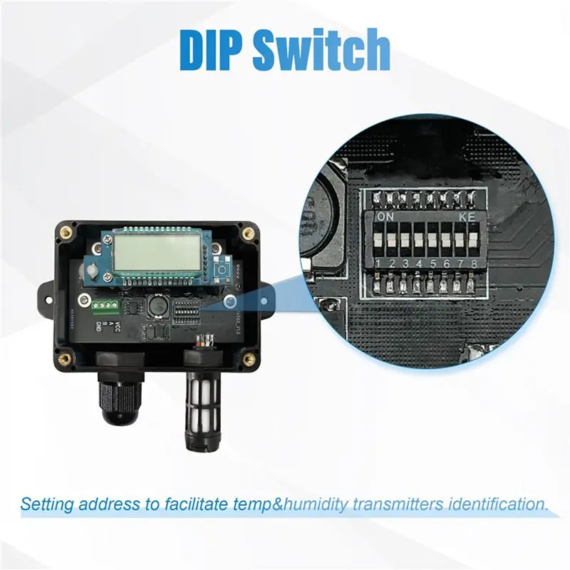 ABNP 4X RS485 Temperature Humidity Sensor Modbus RTU Temp Sensor Digital Industrial Temp And Humidity Transmitter
