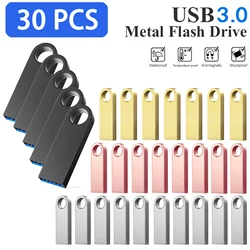 3.0  USB Flash Drive Pen Drive 128GB 64GB 32GB 16GB 8GB USB Stick  Pendrive Flash Drive For Android Micro/PC/Car/TV 30PCS