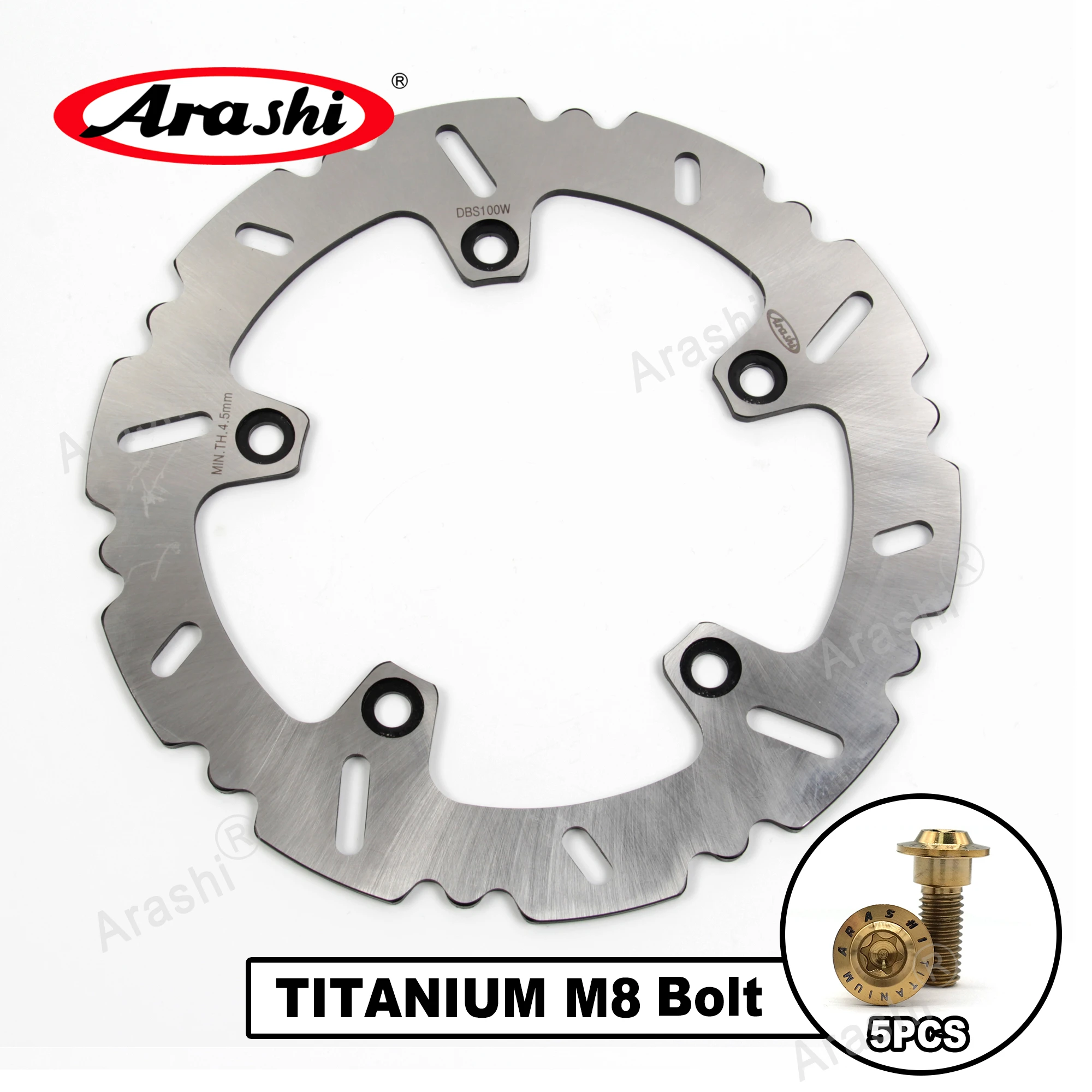 265mm Rotor For BMW HP2 2005-2009 K1200S ABS 2003-2008 R1200GS 2004-2012 R1200RT 2005-2013 2006 Arashi Rear Disc Brake Disk