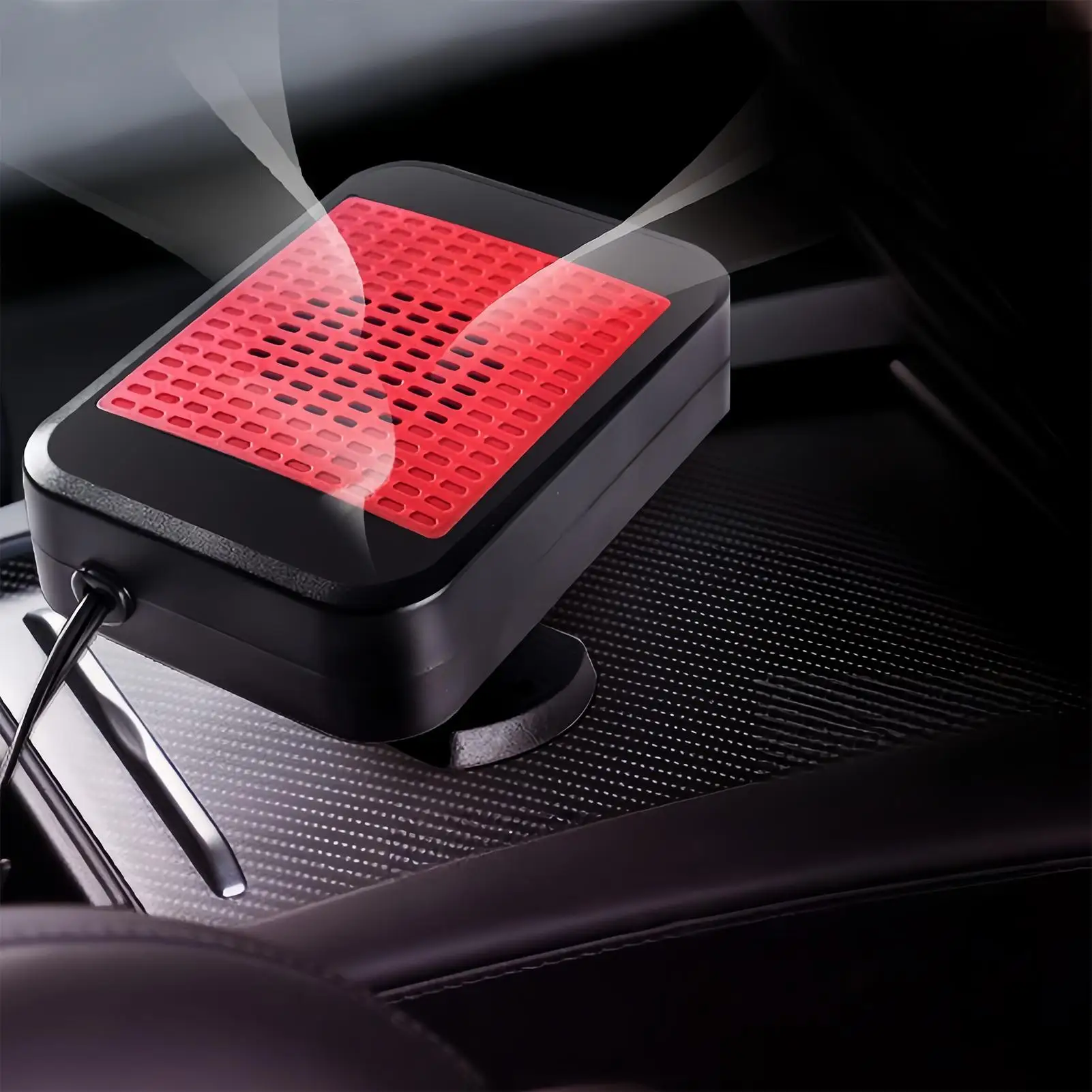12v Car Heater 12V Portable 360 Degree Rotating Accessories Car Defrost Heater for Winter Cold Weather Truck RV Adventure Travel