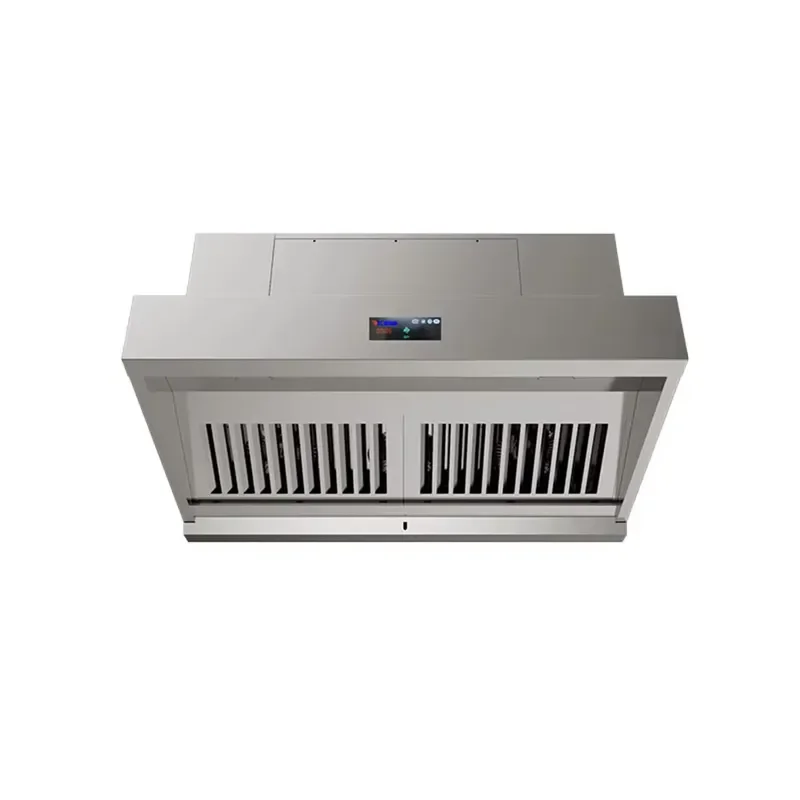 for  Restaurant Automatic Cleaning Ductless  Low Suction Range Hood Kitchen Exhaust Commercial