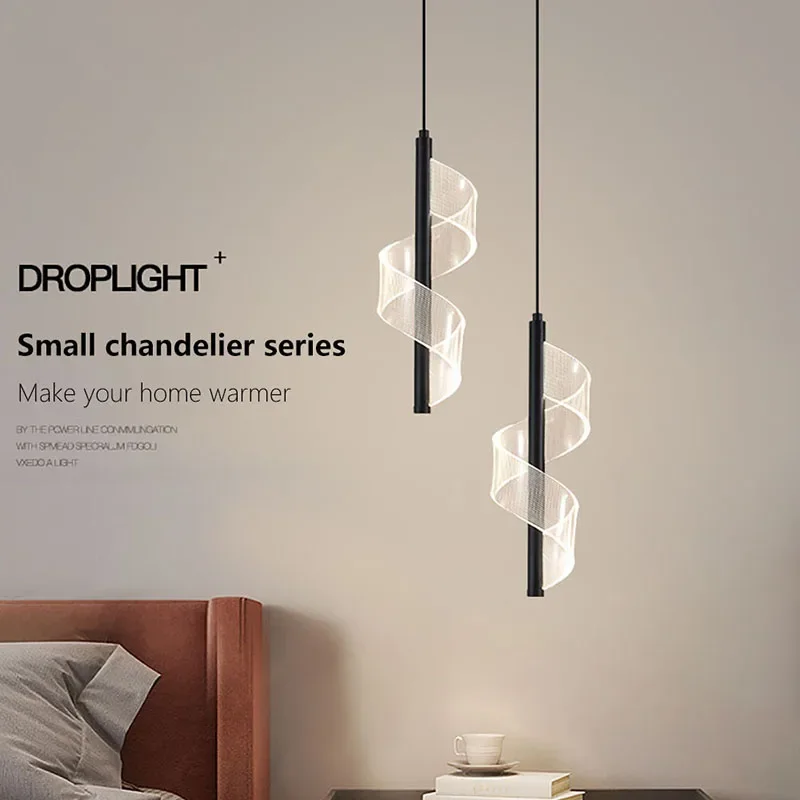 Nordic LED Pendant Light For Bedroom Living Dining Room Aisle Study Hanging Lamp For Ceiling Indoor Home Decoratioan Chandelier