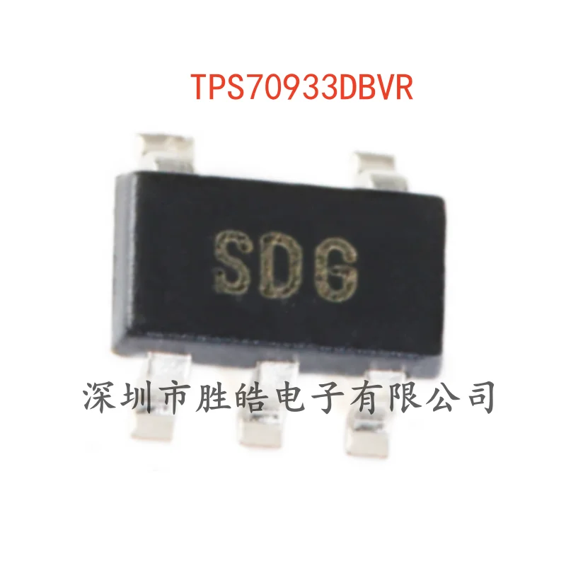 (10PCS)   NEW  TPS70933DBVR    3.3V 150mA   Low Differential Voltage Linear Regulator Chip   SOT23-5    Integrated Circuit