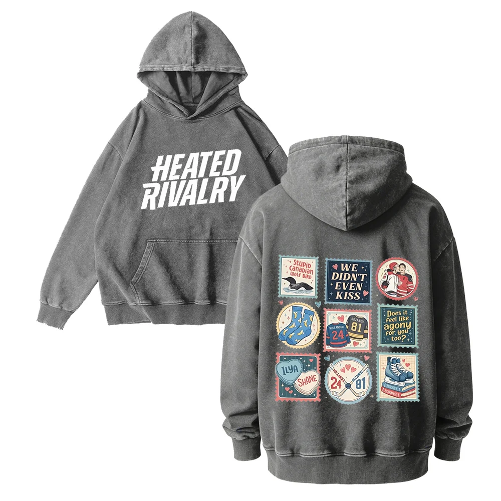 

Heated Rivalry Hoodies Vintage Merch cotton Hoodie Men and Women Hip-hop Sports Pullover fashion Sweatshirt high quality