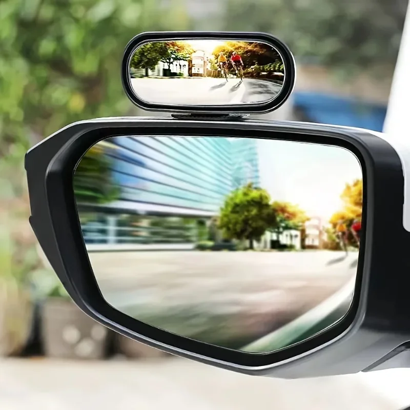 360° Rotatable Wide-Angle Car Mirror - Universal Fit, Blind Spot Reduction, Easy Install For Safer Parking and Driving