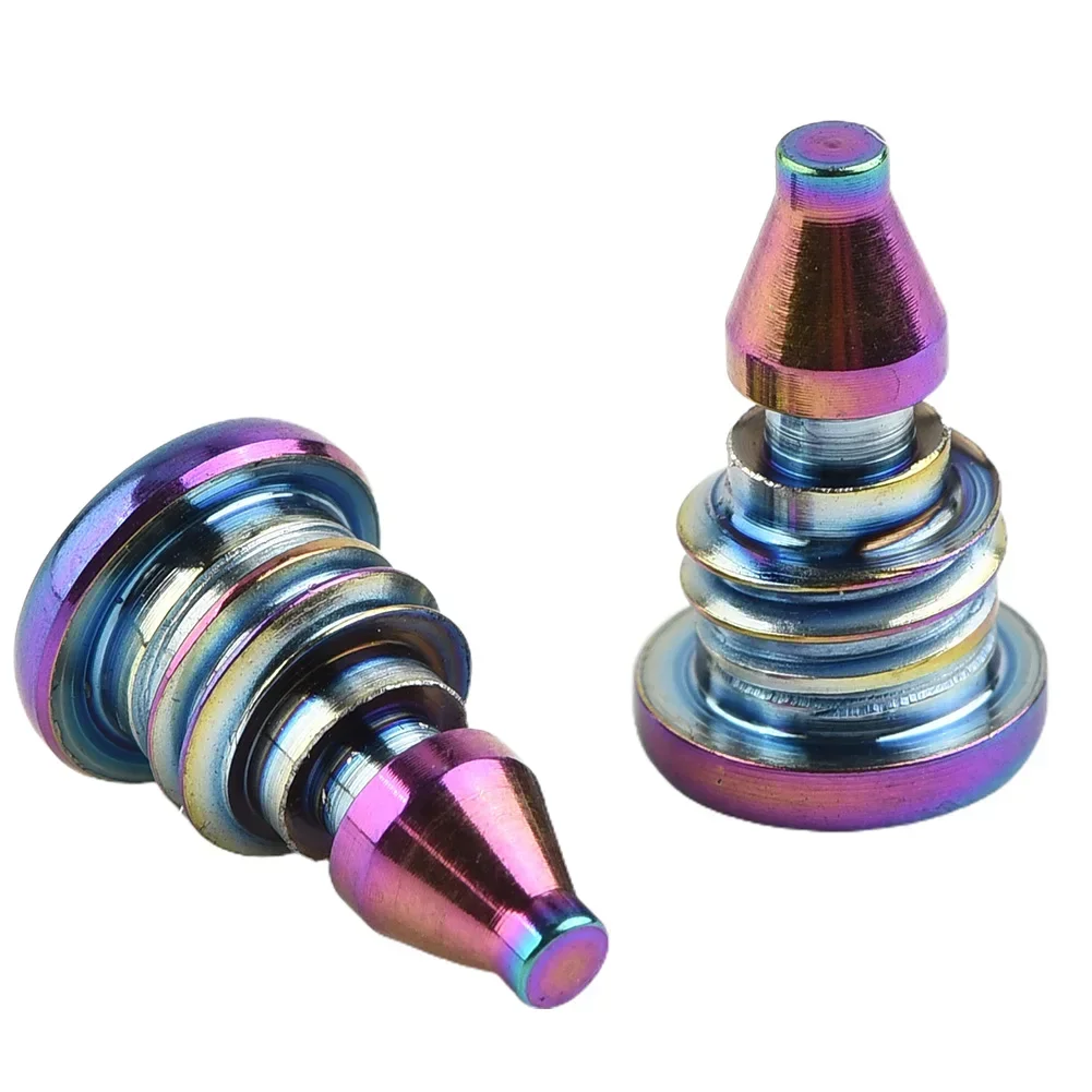 Tornillos de purga de bicicleta con 2 juntas tóricas ForEBT, tornillos de aleación para bicicleta, accesorios de repuesto para ciclismo, pieza negra/dorada/arcoíris, 2 uds.